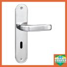 Fechadura para porta de Quarto Interna STILO 454 Cromada 40mm MGM Maçaneta Alavanca