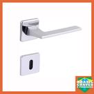 Fechadura para porta de Quarto Interna STILO Roseta 408027 Cromado 55mm Arouca