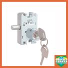 Fechadura para Porta de Vidro Blindex de Bater Cilindro Redondo 2171-69 Cromada Arouca
