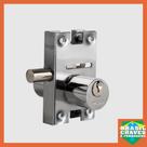 Fechadura para Porta de Vidro Blindex de Bater PV 04 Cromada Cilindro Redondo Pado