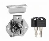 Fechadura Para Porta, Gavetas E Armário Moveis Cromada 22mm Fechadura Para Porta, Gavetas E Armário Moveis Cromada 22mm