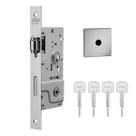 Fechadura Para Porta Pivotante Rolete 800 Tetra Escovado Stam