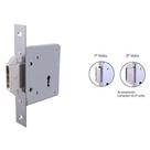 Fechadura para portas de correr com bico duplo 4006 Preta Arouca