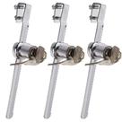 Fechadura para Vitrine com Chave 140mm em Aço - 3 Unidades
