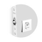 Fechadura Pivotante Regulagem Externa Ros34 Br45pk65 Soprano