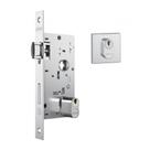 Fechadura Pivotante Roseta Quadrada Rolete Stam 803 Cromada