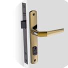 Fechadura Popline Perfil Estreito Externa 20mm Antique Brass ESP15 20x53 Soprano