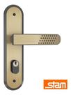 Fechadura Porta Alumínio Ferro Aço Stam Externo 1801/21 - Oxidado