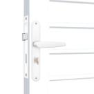 Fechadura Porta Banheiro Alumínio Stam 621-622/33 Branco