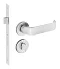 Fechadura Porta Banheiro Duna 2 40mm Escovado Imab