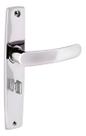 Fechadura Porta Banheiro Inox Polido Aliança 2800/41 Premium Espelho Reto 40mm
