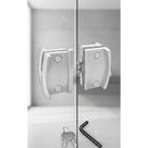 Fechadura Porta Correr Vidro Cinza 3530/3534 Segura Fechadura Porta Correr Vidro Cinza 3530/3534 Segura