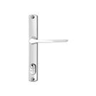 Fechadura Porta de Perfil Estreito Cromada 22mm MZ33 Papaiz