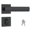 Fechadura Porta Externa 803.35 Broca 40mm Preto Fosco Stam