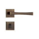 Fechadura porta externa quarto sala pado vivaldi antique bronze oxidado maquina 55 mm bx c/ cilindro miolo tambor