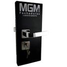 Fechadura Porta Externa Roseta Modena Cromado MGM