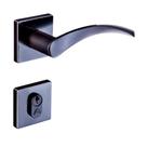 Fechadura Porta Ferro Madeira Externa Broca 55mm Preto Aliança