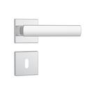 Fechadura Porta Interna 813/35 Cromado Roseta Em Aço Inox Stam