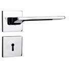 Fechadura Porta Interna Cromada Safira União Mundial 55mm