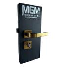 Fechadura Porta Interna Quarto Roseta Modena Bronze MGM