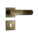 Fechadura porta interna quarto sala stam 813/21 quadrada antique ouro velho 40 mm