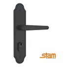 Fechadura Porta Madeira Stam Externo 803/03 Completa Preto
