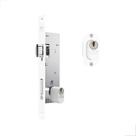 Fechadura Porta Pivotante Trinco Rolete Stam 601 Branco
