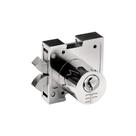 Fechadura Porta Vidro Blindex 3061 / 2193B Mini Correr 1/2 Cilindro Redondo