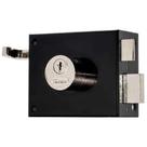 Fechadura portao cilindro zamac 231 soprano - preto