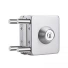 Fechadura quadrada de pressão em inox para porta vidro - vidro/alvenaria Fechadura quadrada de pressão em inox para porta vidro - vidro/alvenaria