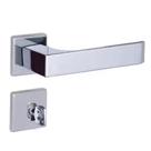 Fechadura Quadratta Reta Banheiro 5303 Cromado 55mm Aliança
