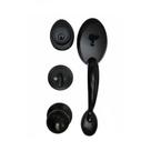 Fechadura Retrô Blim Blim Preto Fosco - Externa Black