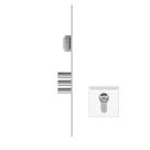 Fechadura Rolete Magnético 3 Pinos - Multponto Euro 100mm Pado Cromado