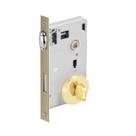 Fechadura rolete porta banheiro wc 1710 imab pivotante tranqueta dourada brilhante redonda oa 55mm