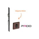 Fechadura rolete porta pivotante pado corten marrom máquina 55mm 471 quadrada ct Fechadura rolete porta pivotante pado corten marrom máquina 55mm 471 quadrada ct