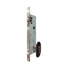 Fechadura Rolete Preto Porta Pivotante Externa Interna Perfil Metal Inox 85mm RR Inox