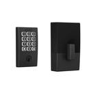 Fechadura SCHLAGE BE459WB CEN 622 Inteligente WiFi Sem Chave Preto Fosco
