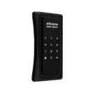 Fechadura Senha Numerica Digital Smart Lock Sobrepor Preta Silvana