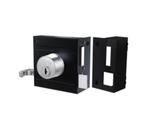 Fechadura Sobrepor P/ Portão Stam 701/100 - Promo Cor Preto Fechadura Sobrepor P/ Portão Stam 701/100 - Promo Cor Preto