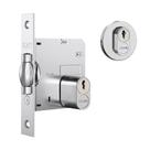 Fechadura Stam 1005 TR Com Roseta Redonda Inox Fechadura Stam 1005 TR Com Roseta Redonda Inox