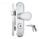Fechadura Stam 1800/10 Externa Tetra Chave Espelho Inox