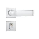 Fechadura stam 803/39 roseta quadrada externa - cromado Fechadura stam 803/39 roseta quadrada externa - cromado