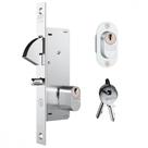 Fechadura Stam Bico De Papagaio Fina Roseta Oval Inox - 901 Fechadura Stam Bico De Papagaio Fina Roseta Oval Inox - 901
