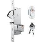 Fechadura Stam Bico De Papagaio Fina Roseta Oval Inox - 901 Fechadura Stam Bico De Papagaio Fina Roseta Oval Inox - 901