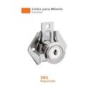 Fechadura Stam de Gaveta Curto 301 C/ 2 Chaves