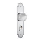 FECHADURA STAM EXTERNA 803/02 INOX BOLA 11428 - Segurança Média, Aço Inox