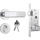 Fechadura Stam Inox Alavanca Roseta 803/21 Externa Fechadura Stam Inox Alavanca Roseta 803/21 Externa
