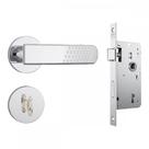 Fechadura Stam Inox Alavanca Roseta 823/21 Banheiro