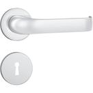 Fechadura Stam Interna 813/37 Roseta Redonda de Aço Inox