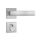 Fechadura Stam Porta Externa 803/35 Roseta Aço Inox Escovado